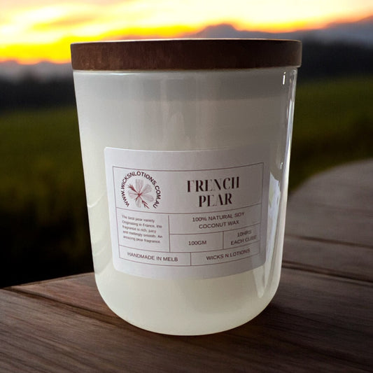 French Pear Large Candle