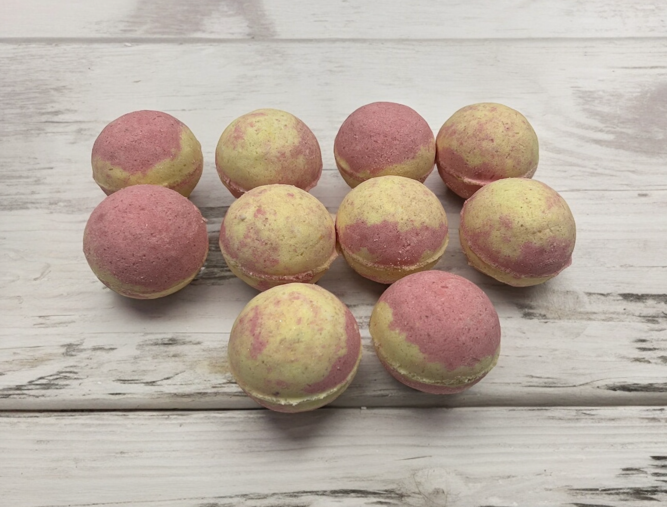 Pineapple Peach Bath Bombs x10