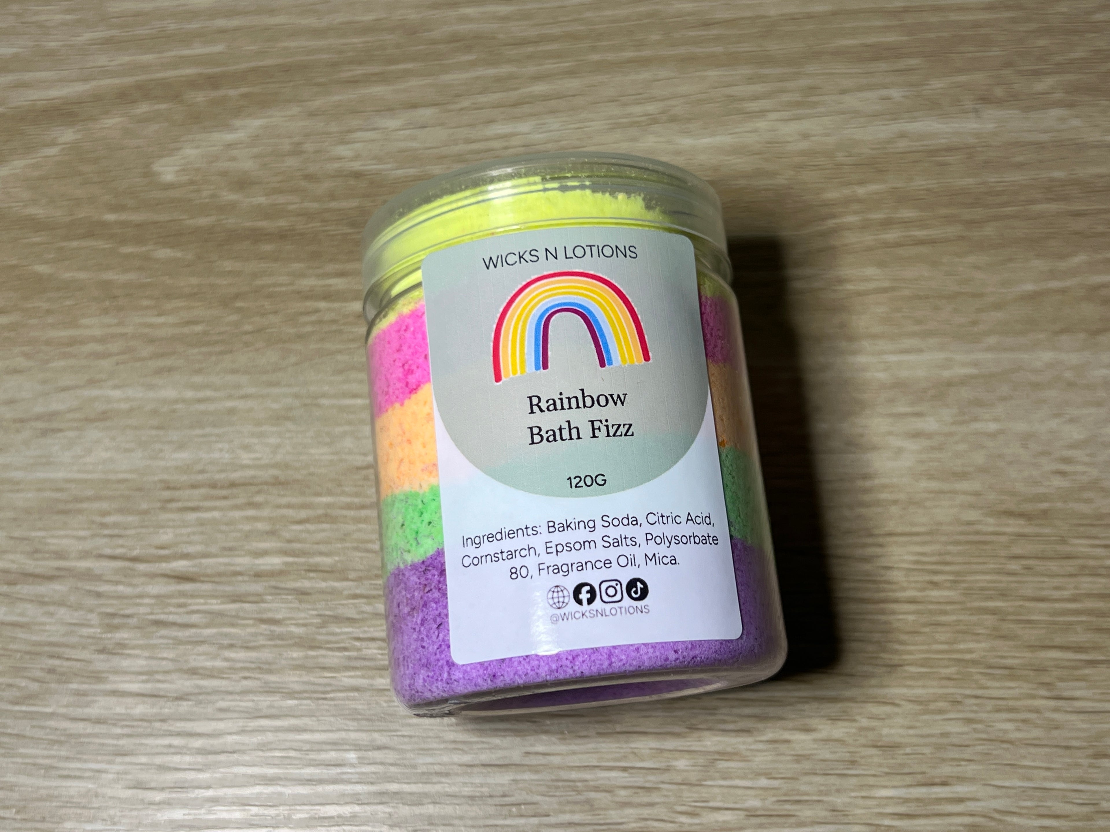 Rainbow Bath Fizz