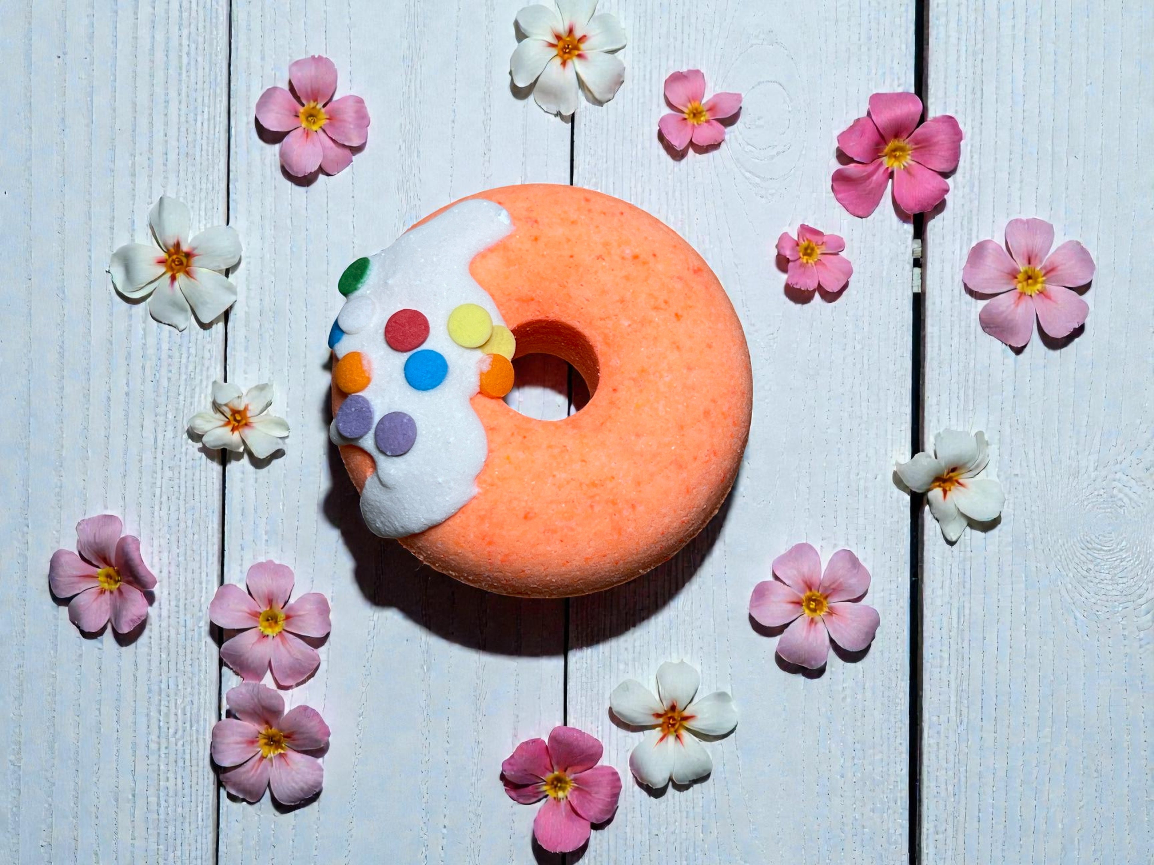 Rainbow Donut Bath Bomb