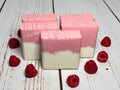 Raspberry Goats Milk Soap Loaf