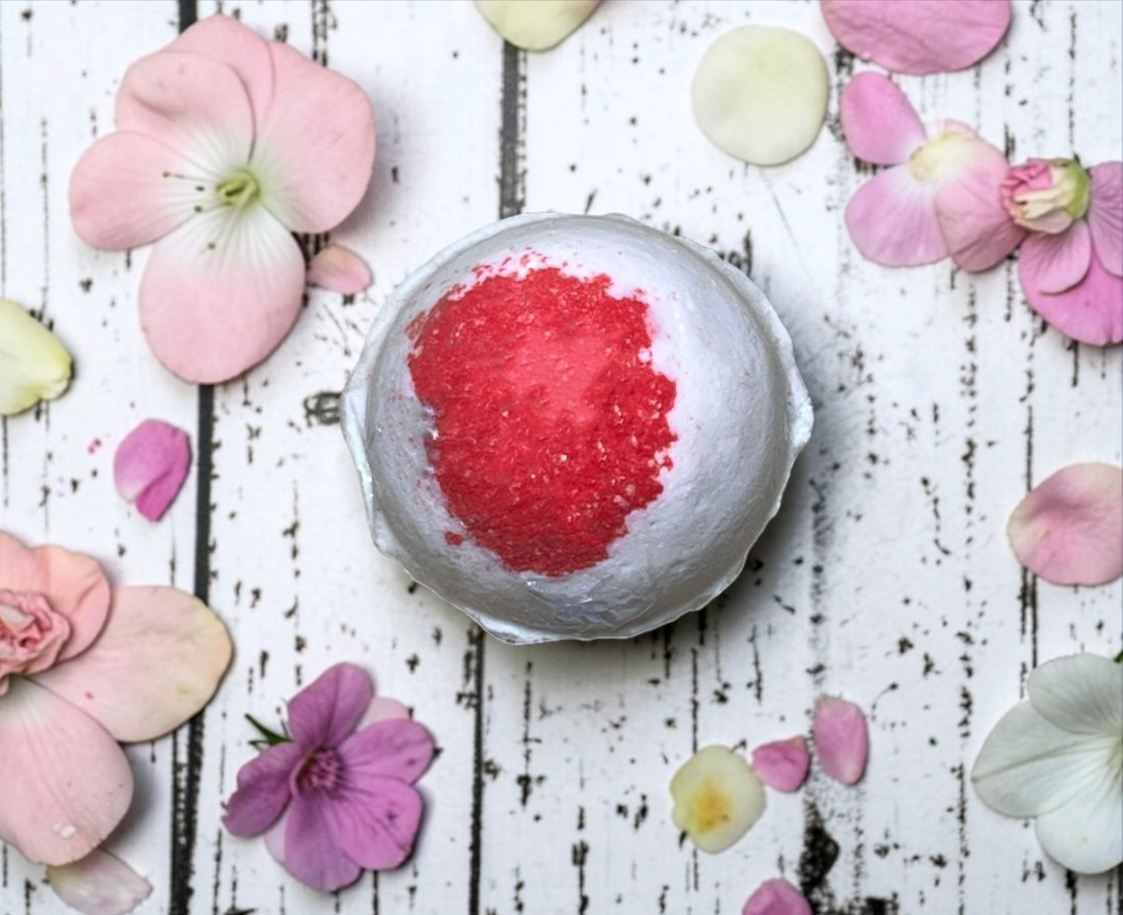Raspberry Sugar Bath Bomb