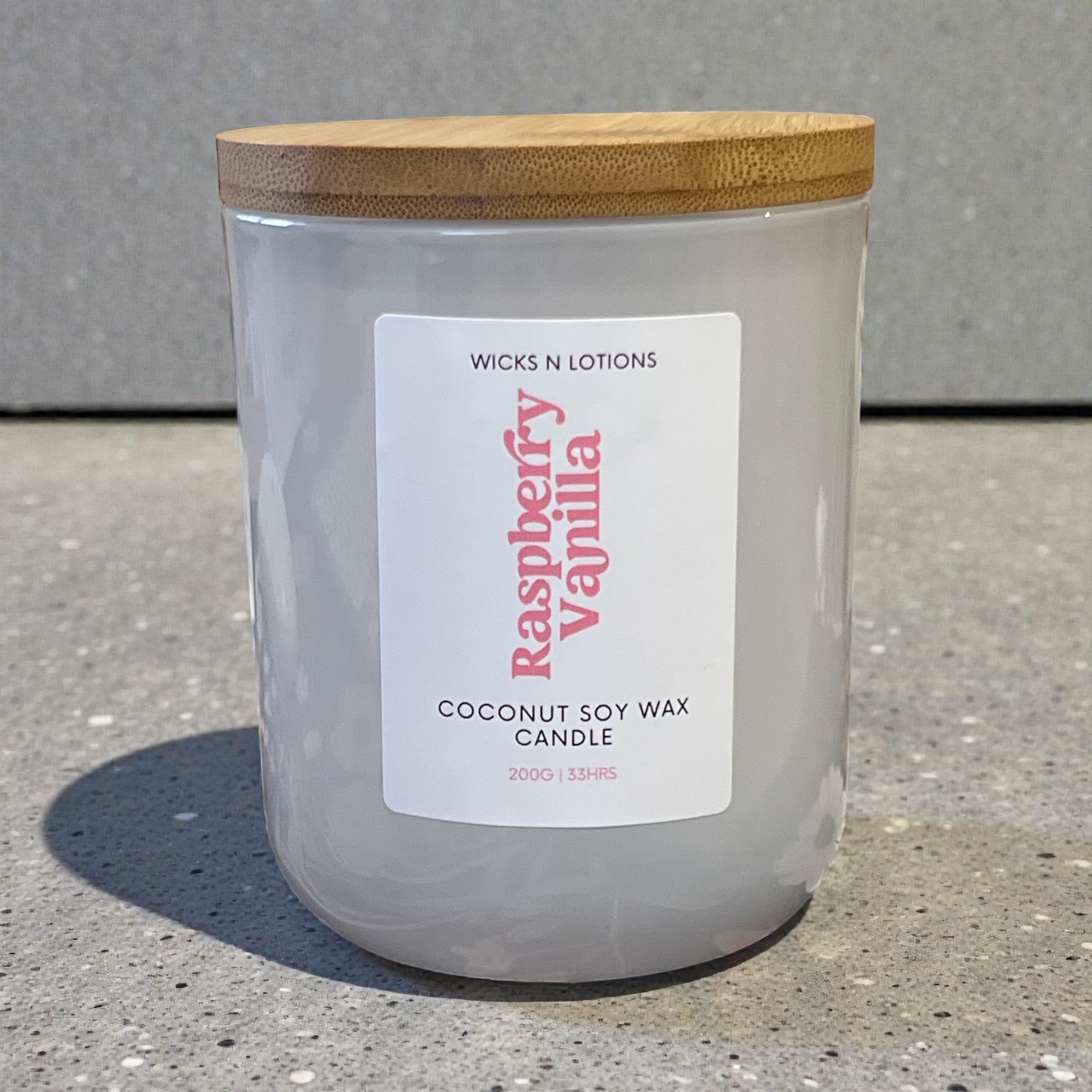 Raspberry & Vanilla Large Candle