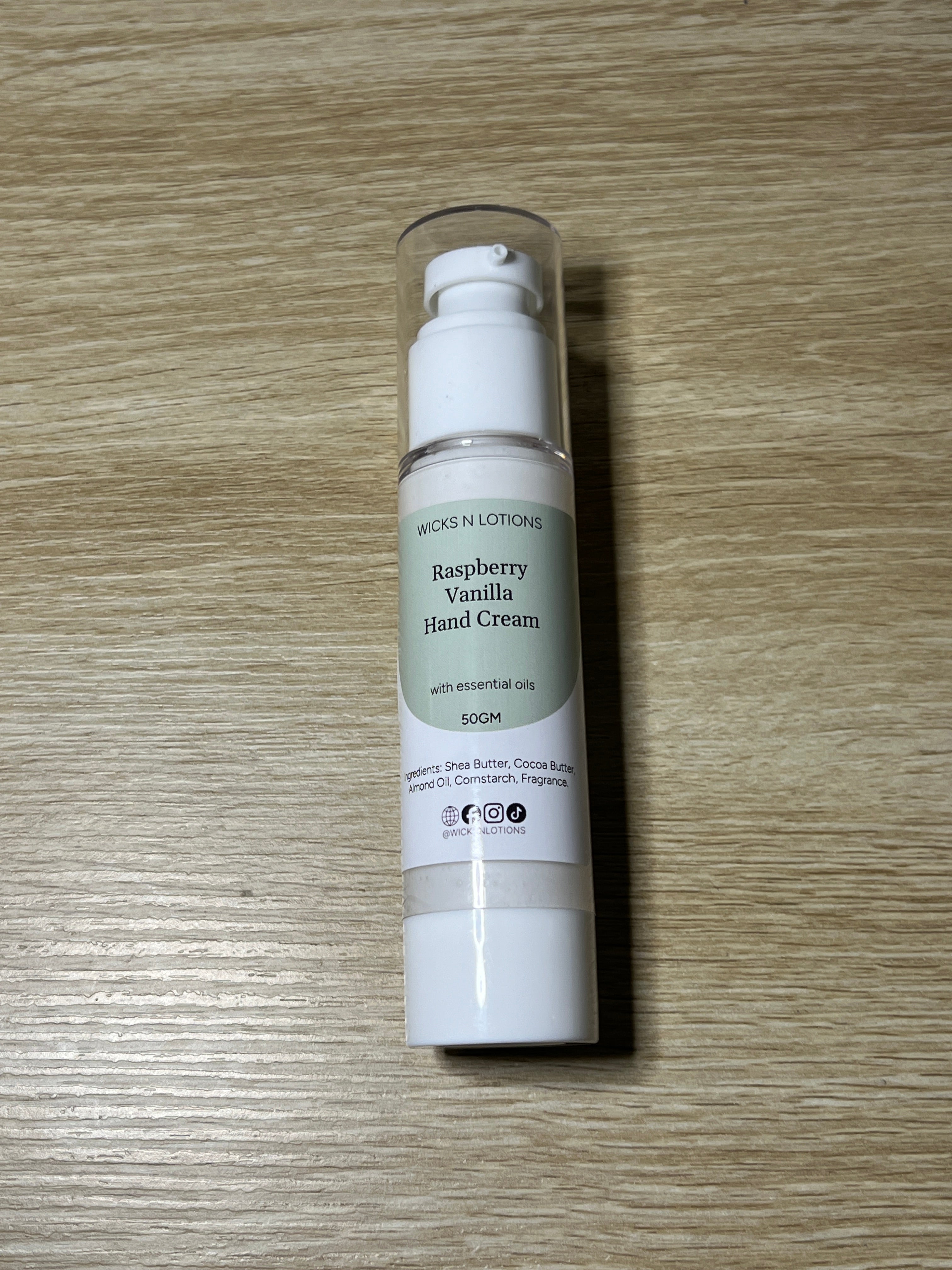 Raspberry Vanilla Hand Cream