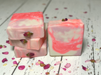 Raspberry Champagne Soap Loaf