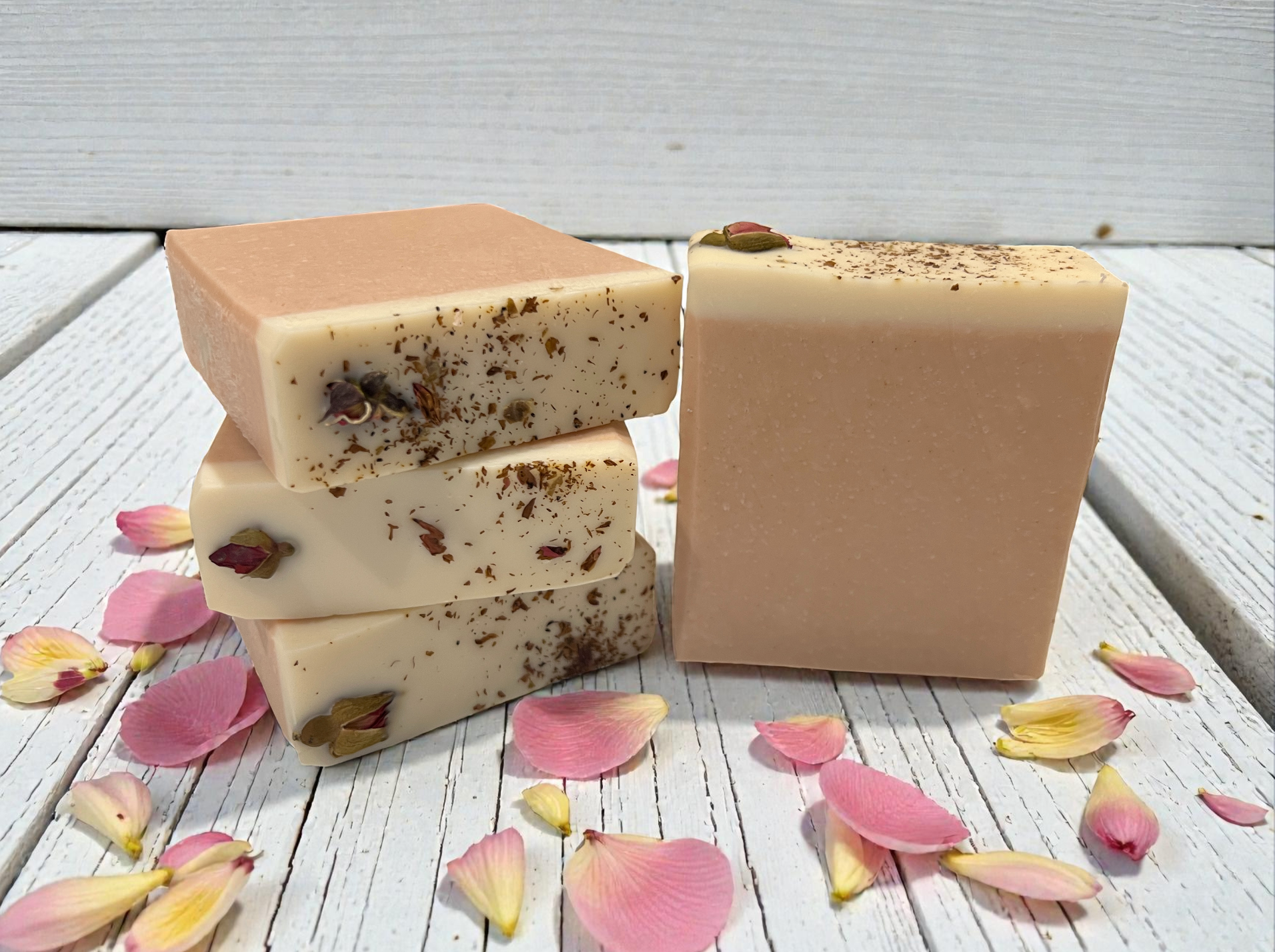 Red Rose Clay Vegan Soap Loaf