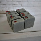 Charcoal Rose Vegan Soap Loaf