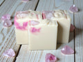 Rose Quartz Vegan Soap With Crystals