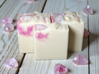 Rose Quartz Vegan Soap With Crystals
