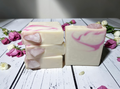 Rose Quartz Vegan Soap With Crystals