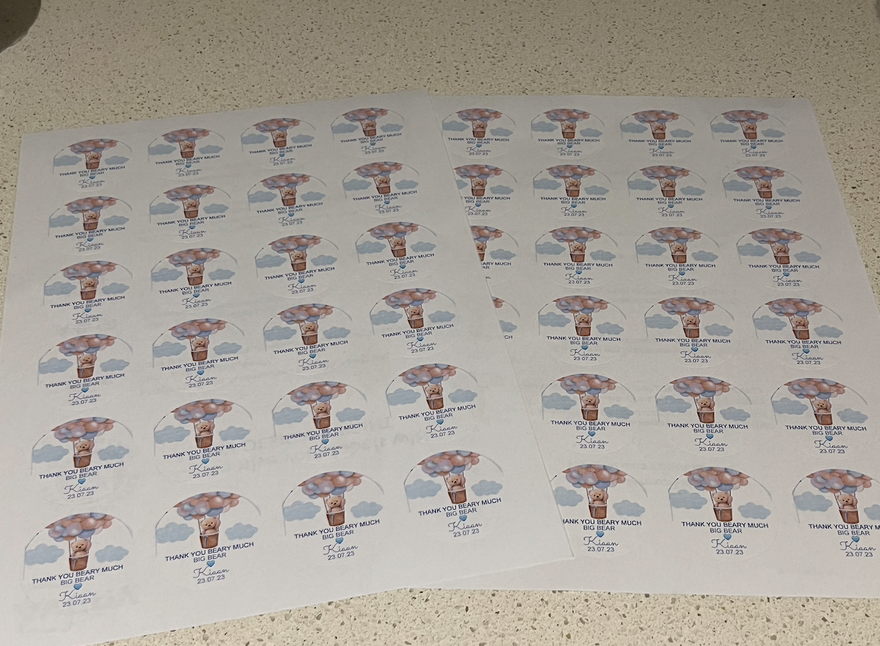 Personalised Labels