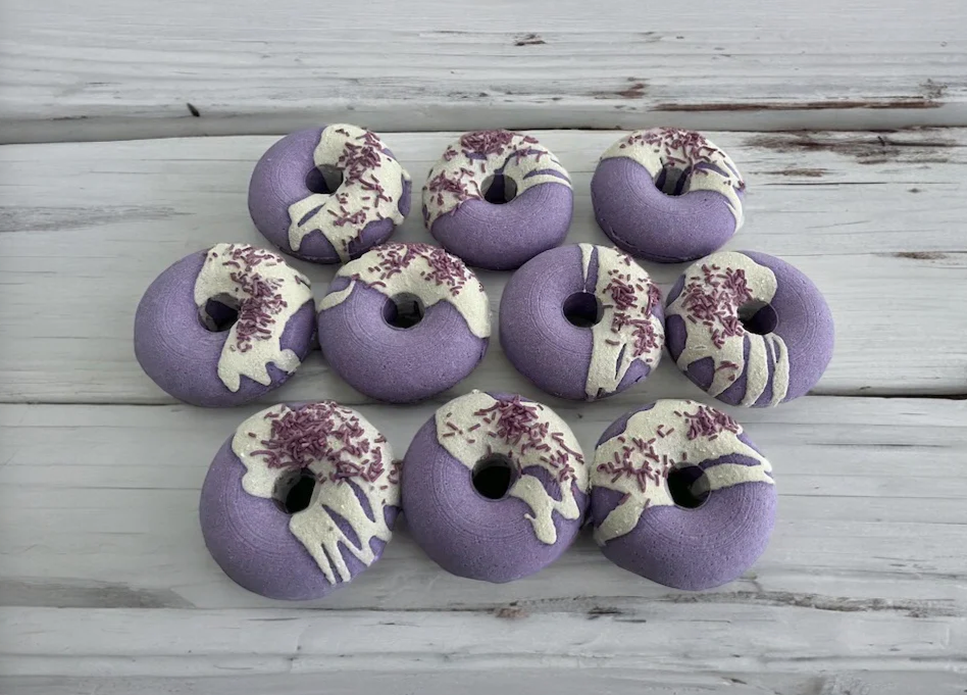Berry Divine Donut Bath Bombs x10