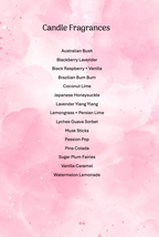 Medium Soy Coconut Candles x100