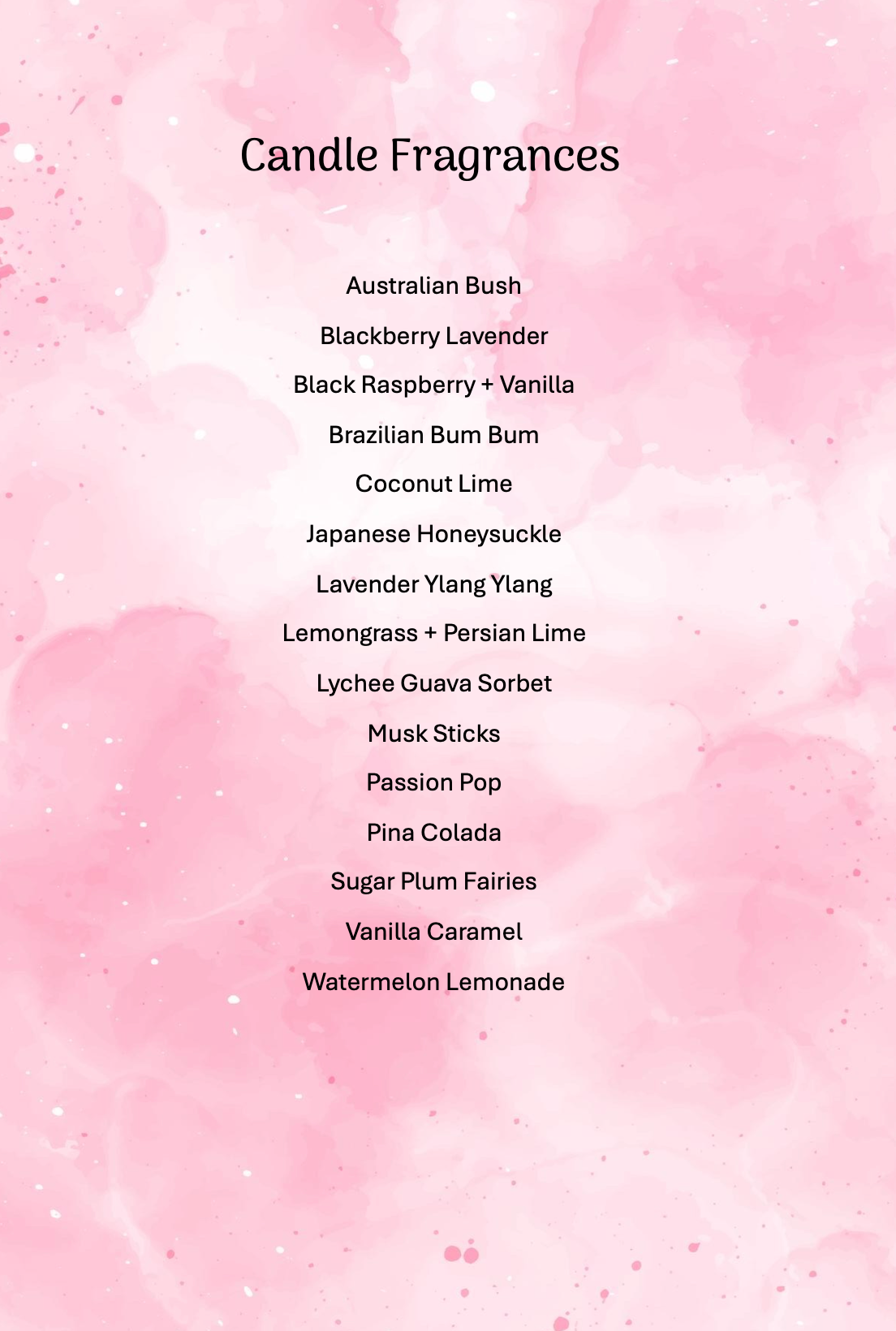 Medium Soy Coconut Candles x100