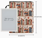 One-piece Book Cover with Zipper