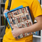 One-piece Book Cover with Zipper
