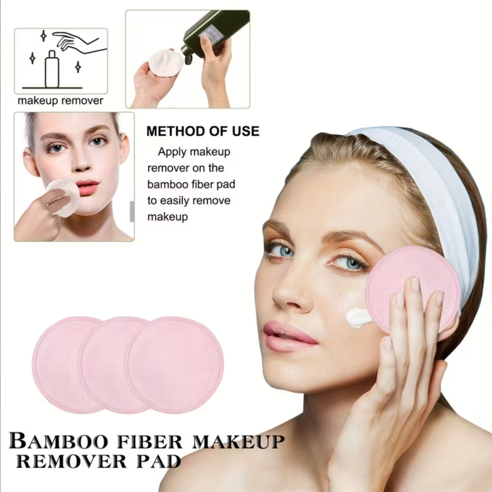 Makeup Remover Washable Pads
