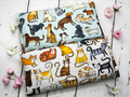 Animal Print Large Wheat Heat Bags x10