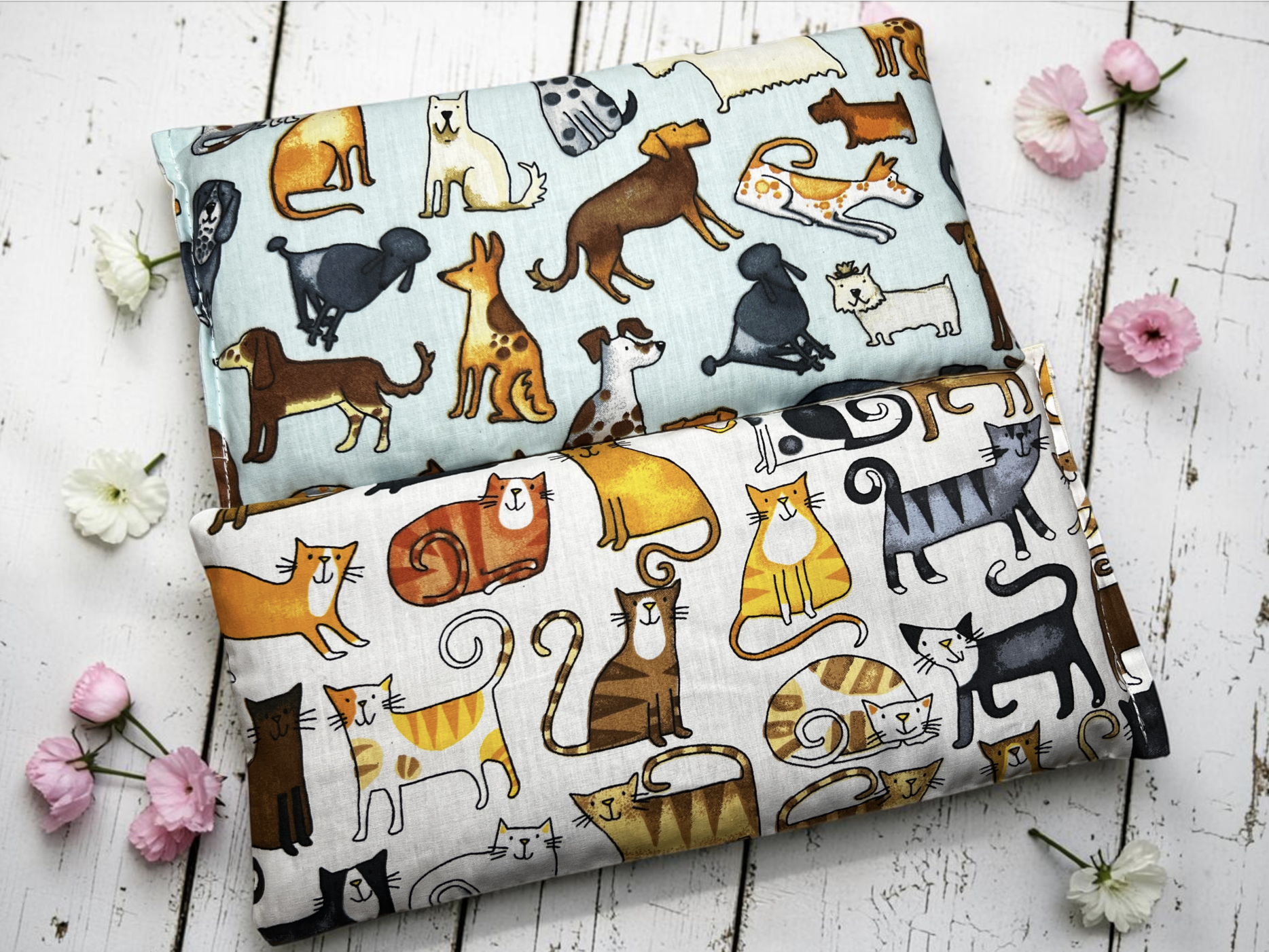 Animal Print Large Wheat Heat Bags x10