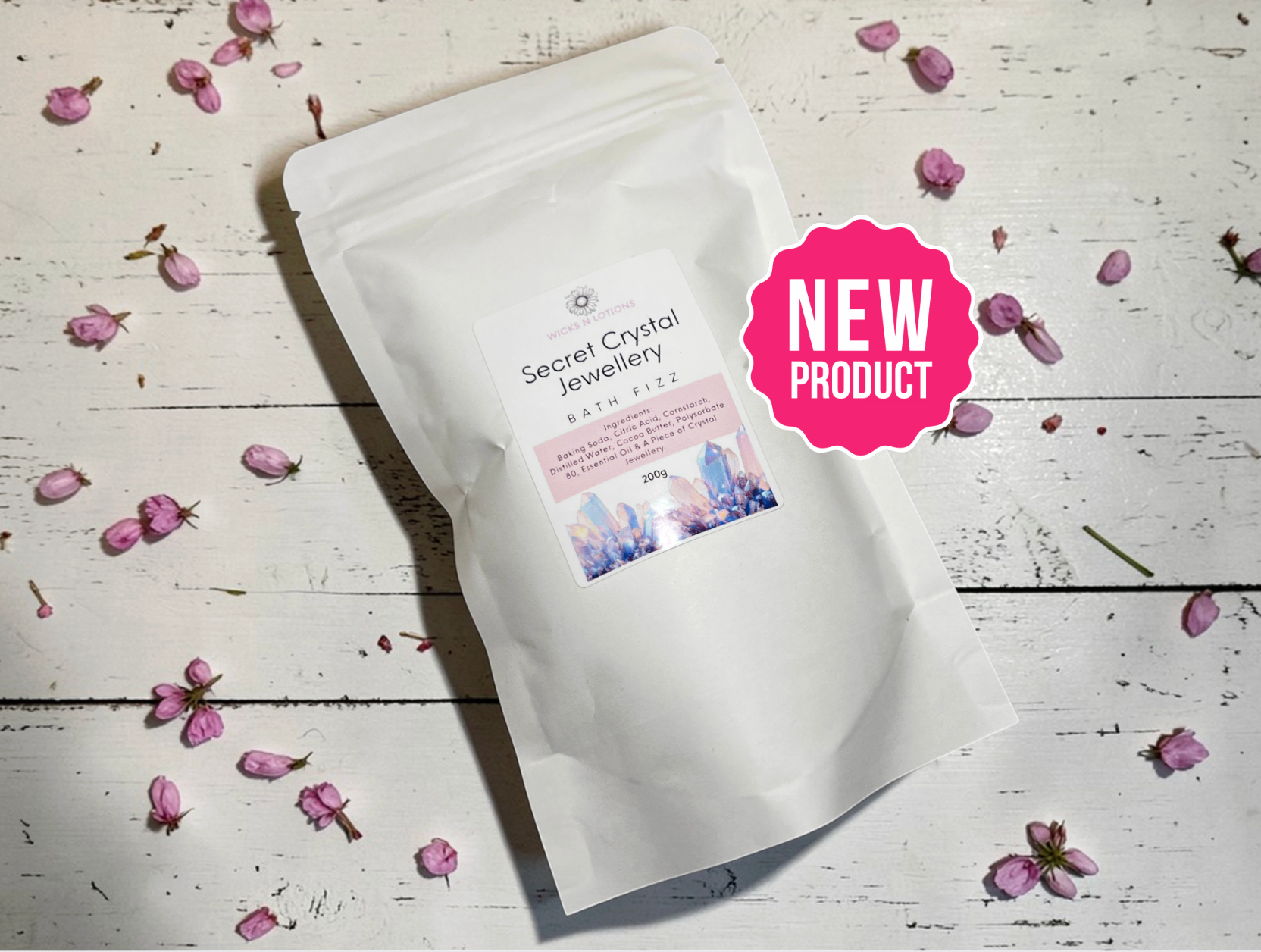 Secret Crystal Jewellery Bath Fizz x10