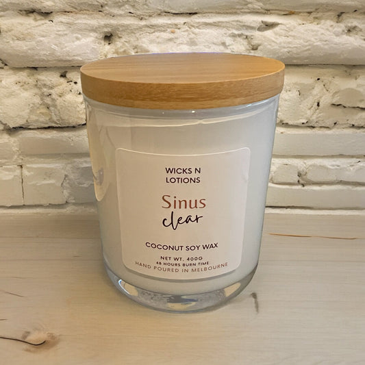 Sinus Clear Large Soy Candle