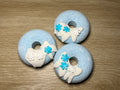 Snowflake Kiss Donut Bath Bombs x10