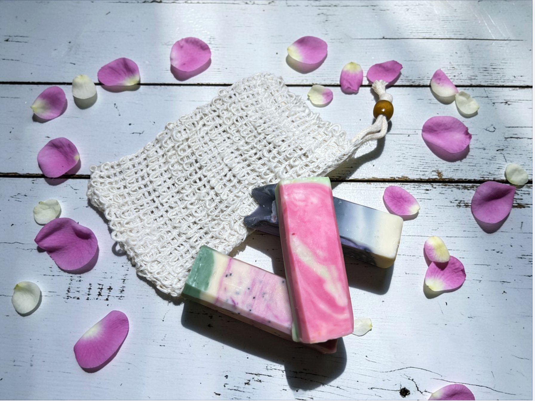 Soap Samples with Sisal Bag