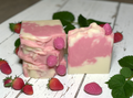 Strawberries & Cream Soap Loaf