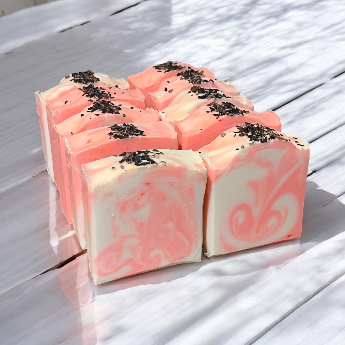 Strawberry Kombucha Vegan Soap Loaf