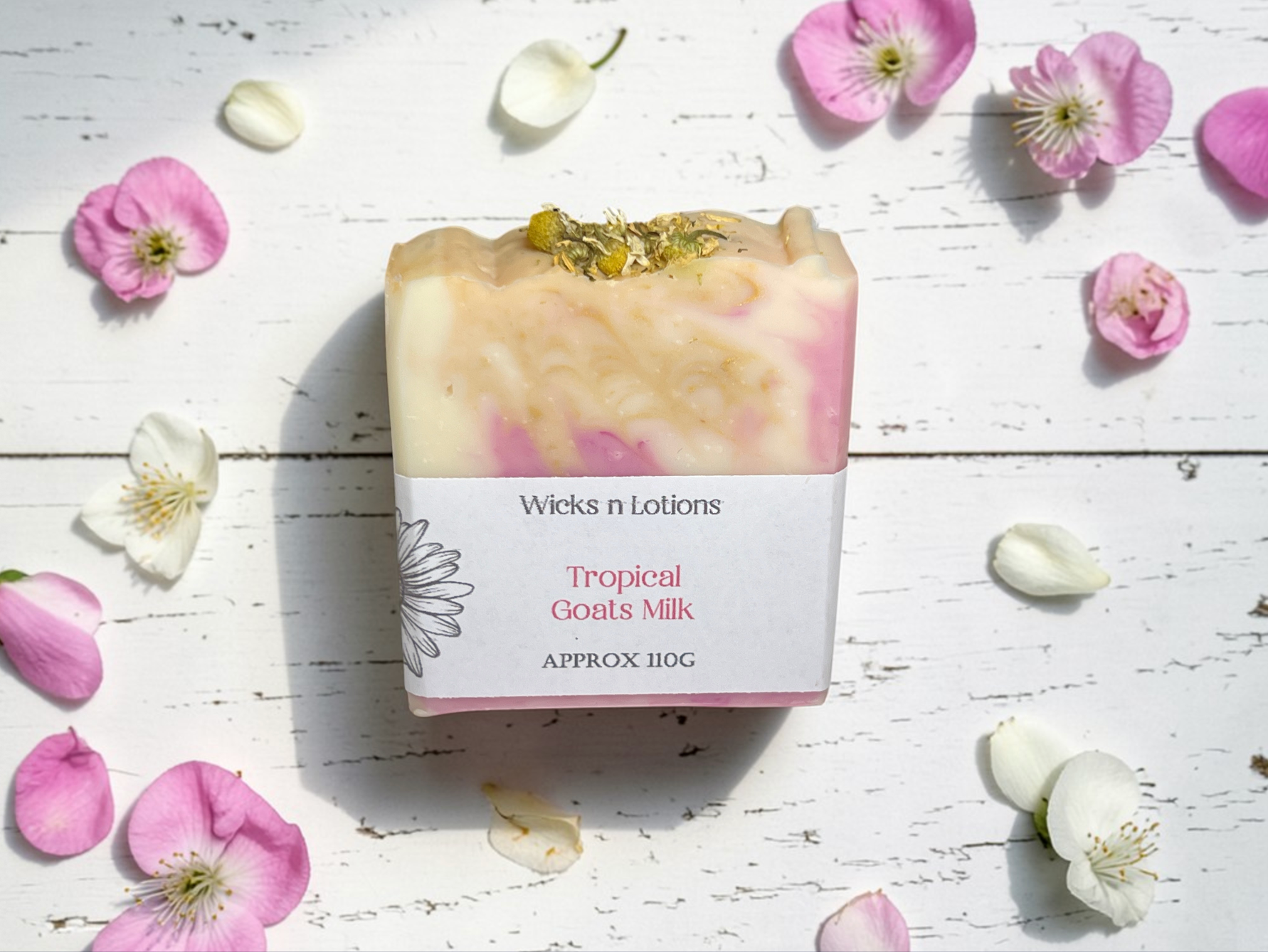 Tropical Goats Milk Soap Loaf