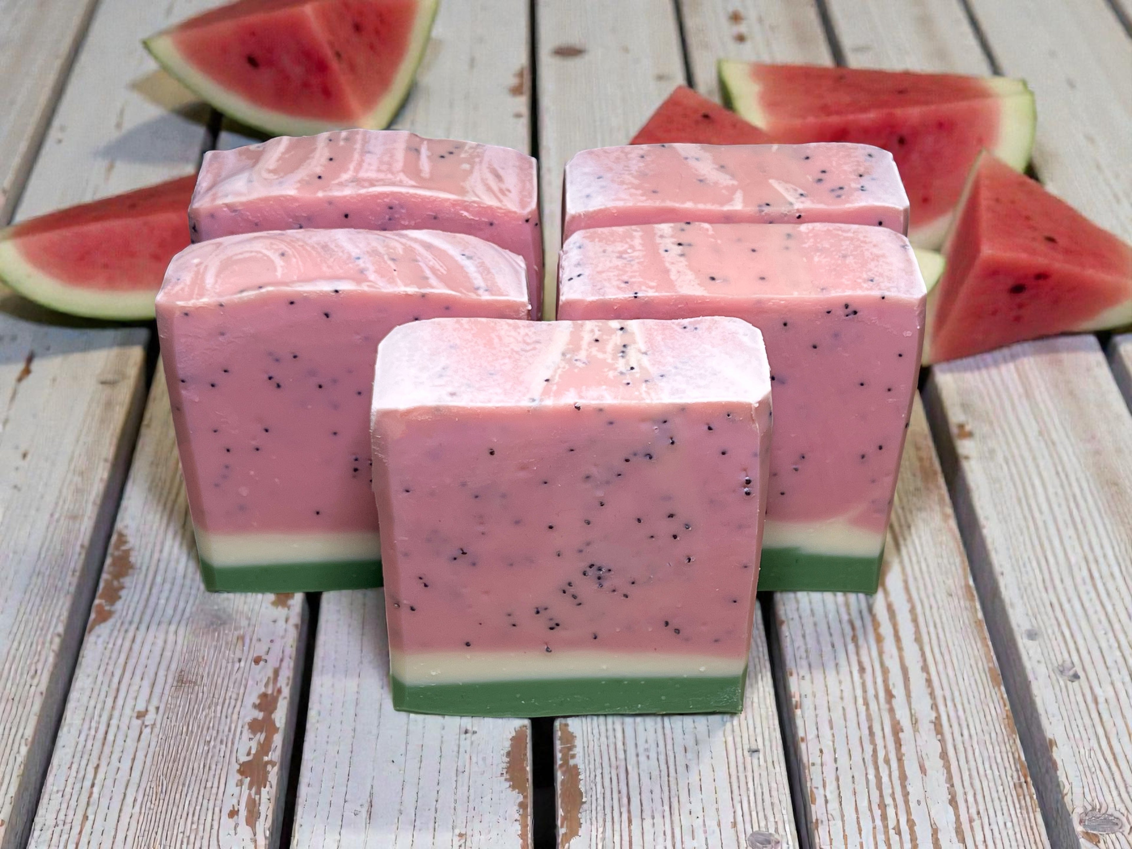 Watermelon Vegan Soap Loaf