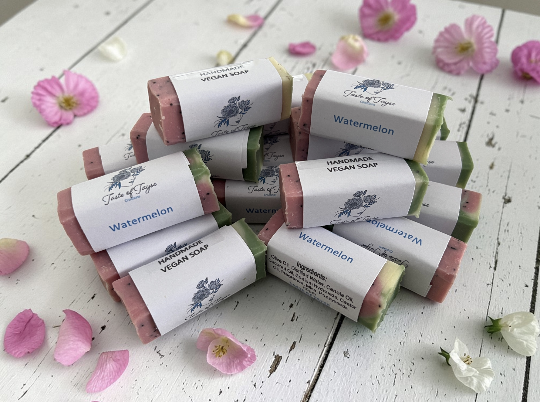 Watermelon Vegan Bonbonniere Soaps x20