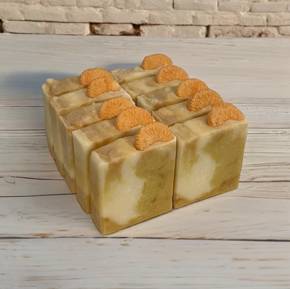 Zesty Tangerine Vegan Soap Loaf