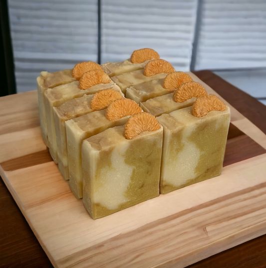 Zesty Tangerine Vegan Soap Loaf