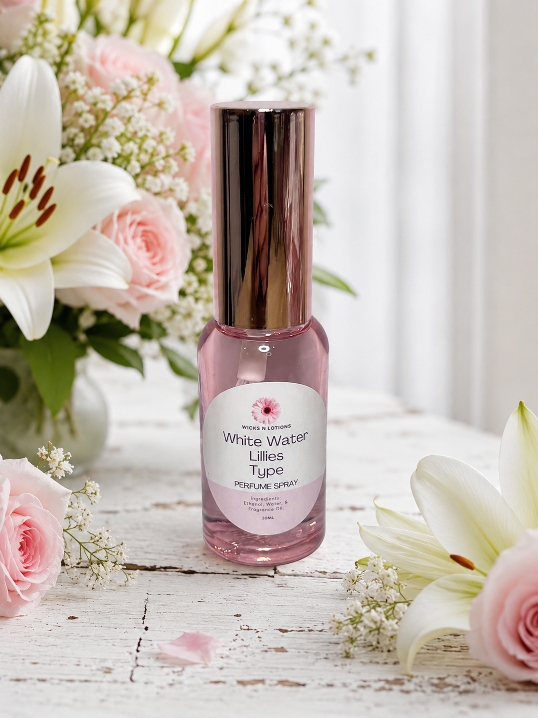 White Water Lilies Perfume Spray