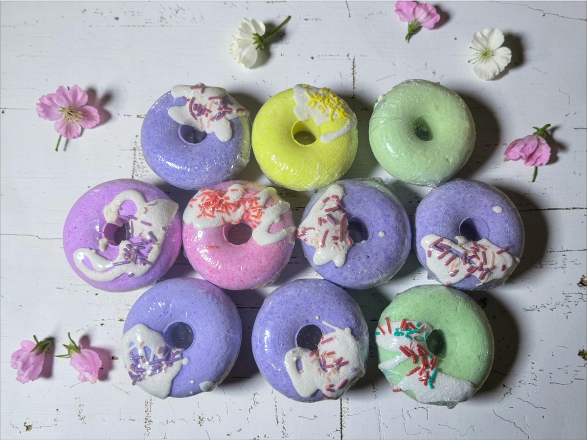 Mixed Donut Bath Bombs x10