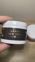 Christmas Candles in Tins x10